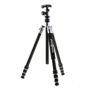 PHOTOTOOLS Aluminum Tri-Monopod (Silver/Blk)